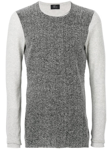 Contrast Panel Top Grey