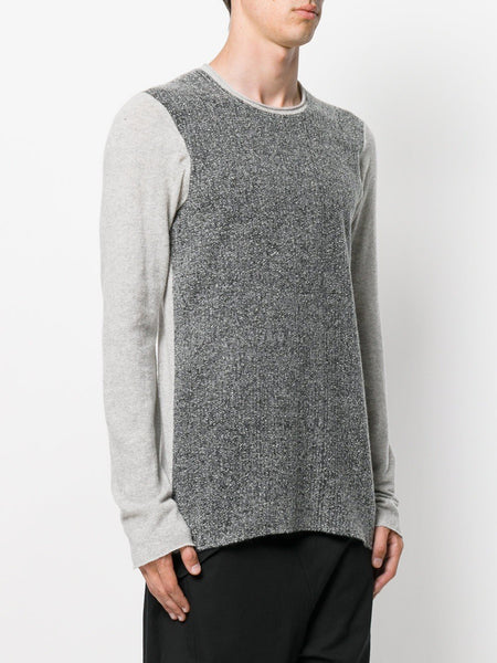 Contrast Panel Top Grey