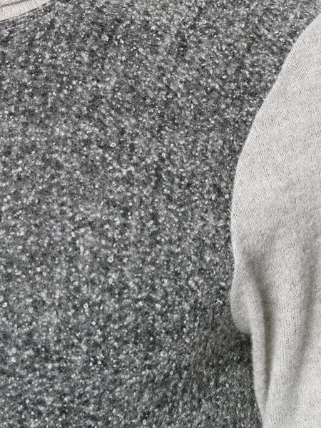 Contrast Panel Top Grey