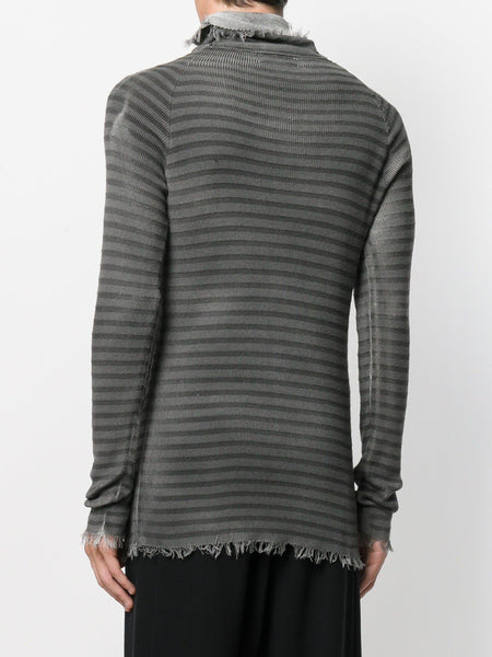 Fitted Gradient Sweater Grey