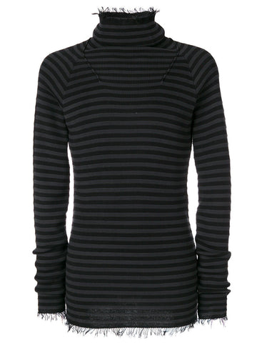 Fitted Gradient Sweater Black