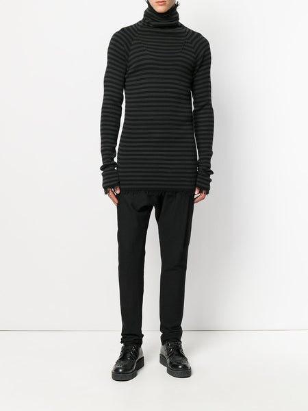 Fitted Gradient Sweater Black