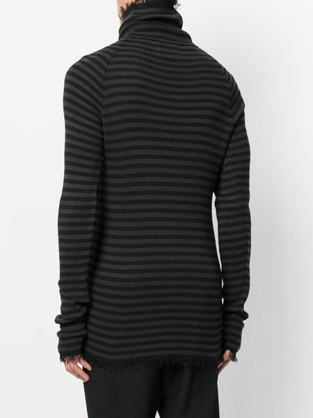 Fitted Gradient Sweater Black
