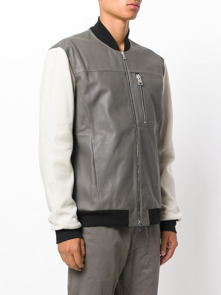 Goat Skin Bomber Beige