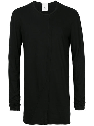 Mesh Insert T-Shirt Black