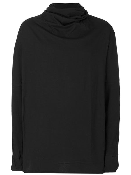 Mesh Sleeve T-Shirt Black