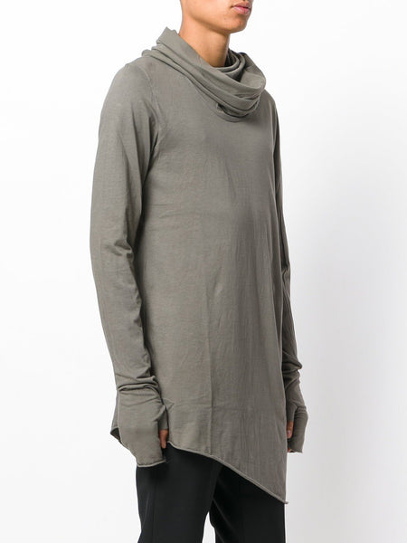 Scarf T-Shirt Dark Olive