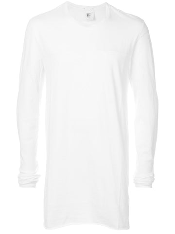 Mesh Intarsia T-Shirt White