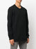 Contrast Sleeve Sweatshirt Black