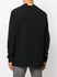 Contrast Sleeve Sweatshirt Black