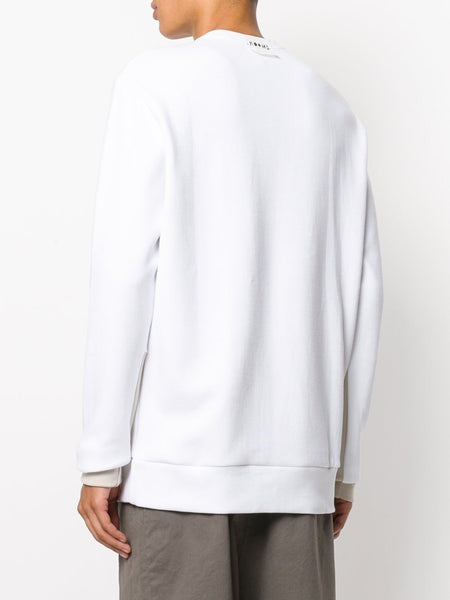 Zip Pocket Sweatshirt White