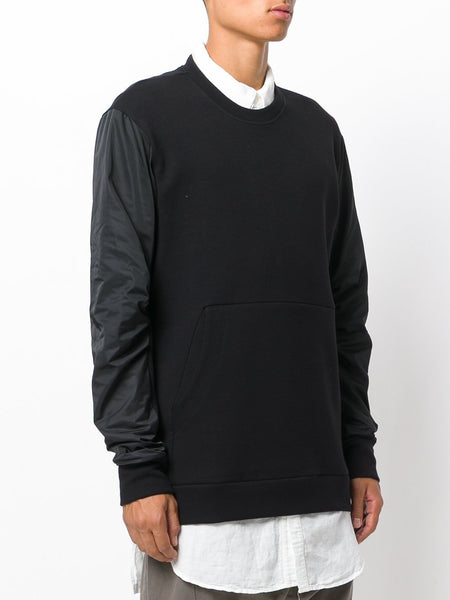 Technical Sleeve Sweatshirt Black