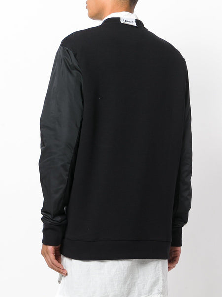 Technical Sleeve Sweatshirt Black