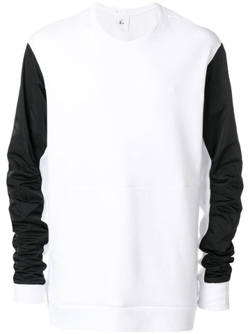 Technical Sleeve Sweatshirt White