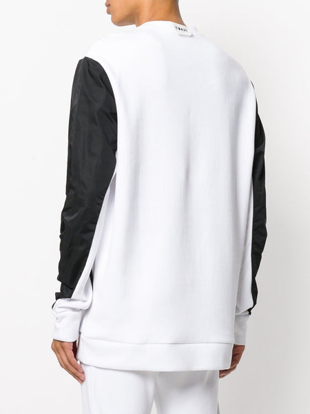 Technical Sleeve Sweatshirt White