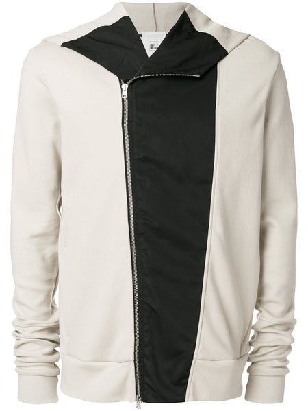 Zipped Sweatshirt Beige