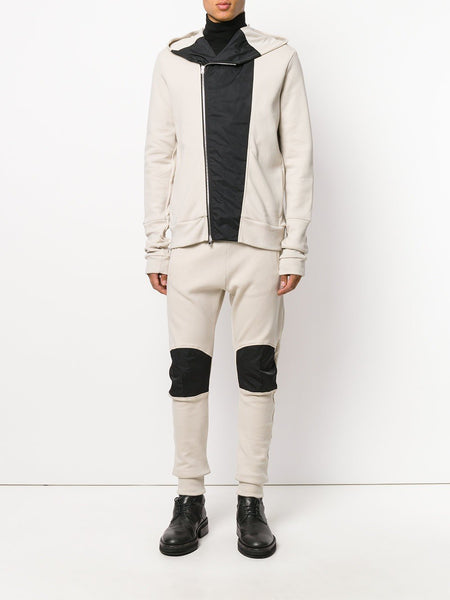 Zipped Sweatshirt Beige