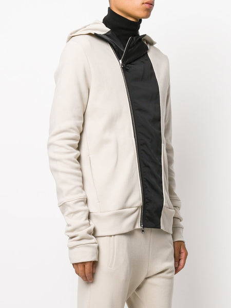 Zipped Sweatshirt Beige