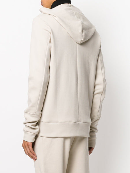 Zipped Sweatshirt Beige