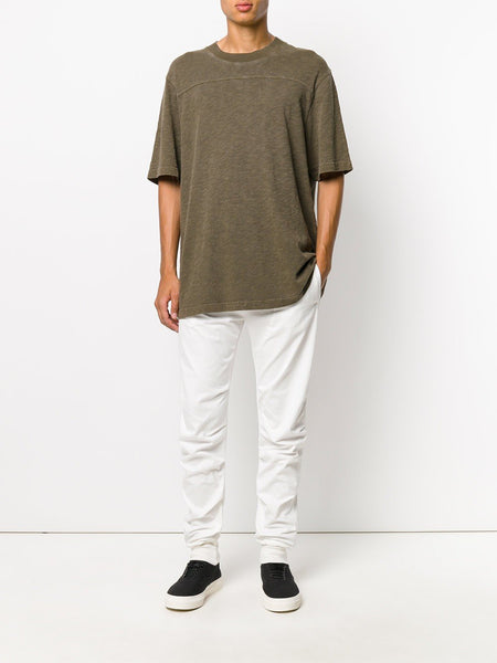 Pleated Pant White