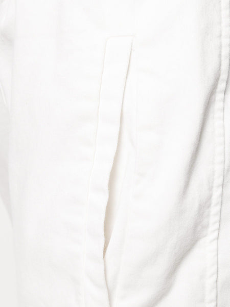 Pleated Pant White