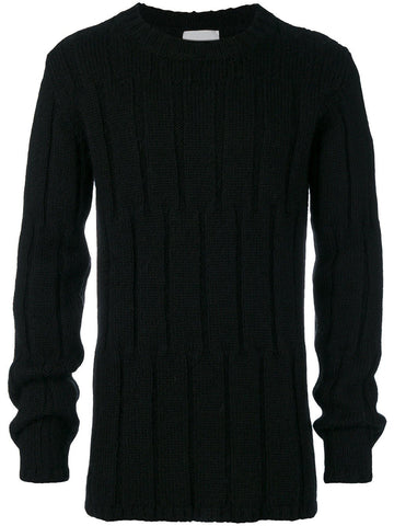 Ribbed Jumper Black