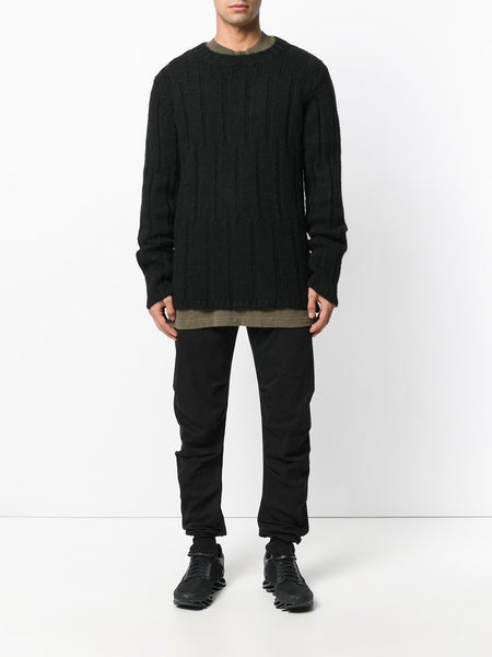 Ribbed Jumper Black