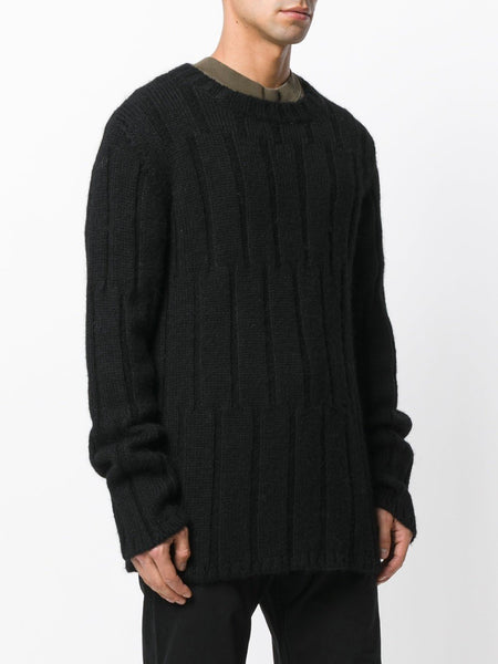 Ribbed Jumper Black