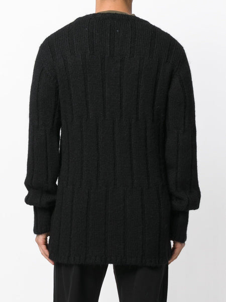 Ribbed Jumper Black