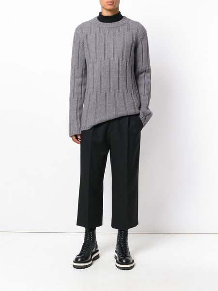 Ribbed Jumper Grey